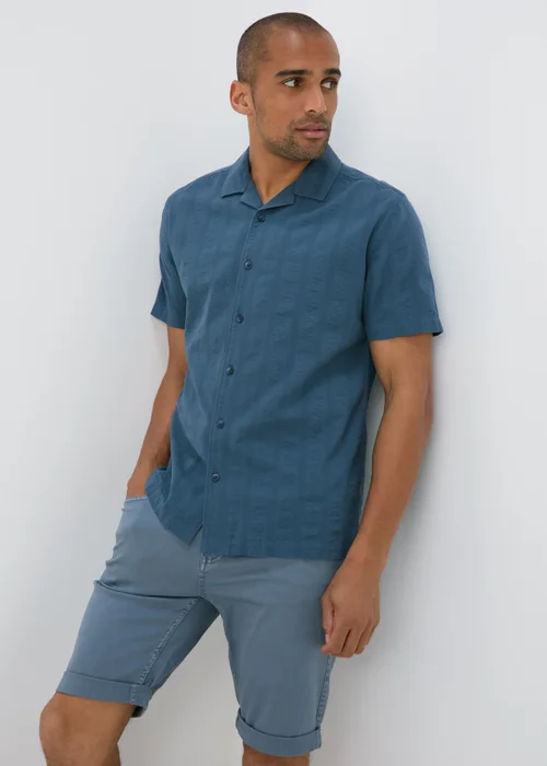 Blue Garment Dyed Shorts - 30 Image 1