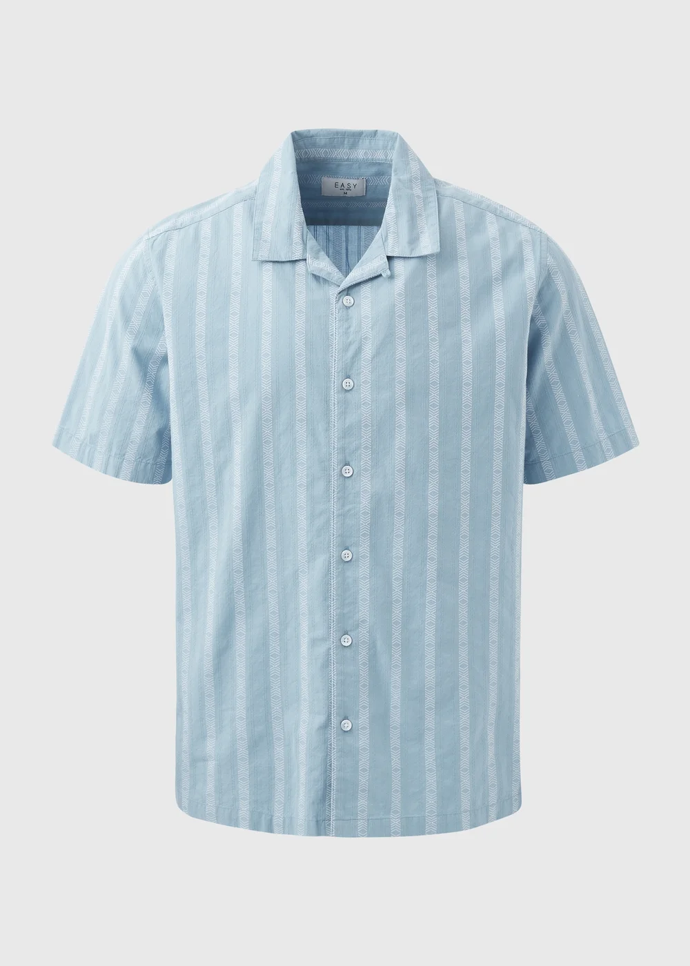 Blue Dobby Stripe Shirt - S Image 5