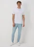 Light Wash Skinny Fit Jeans - 30 R Image 4