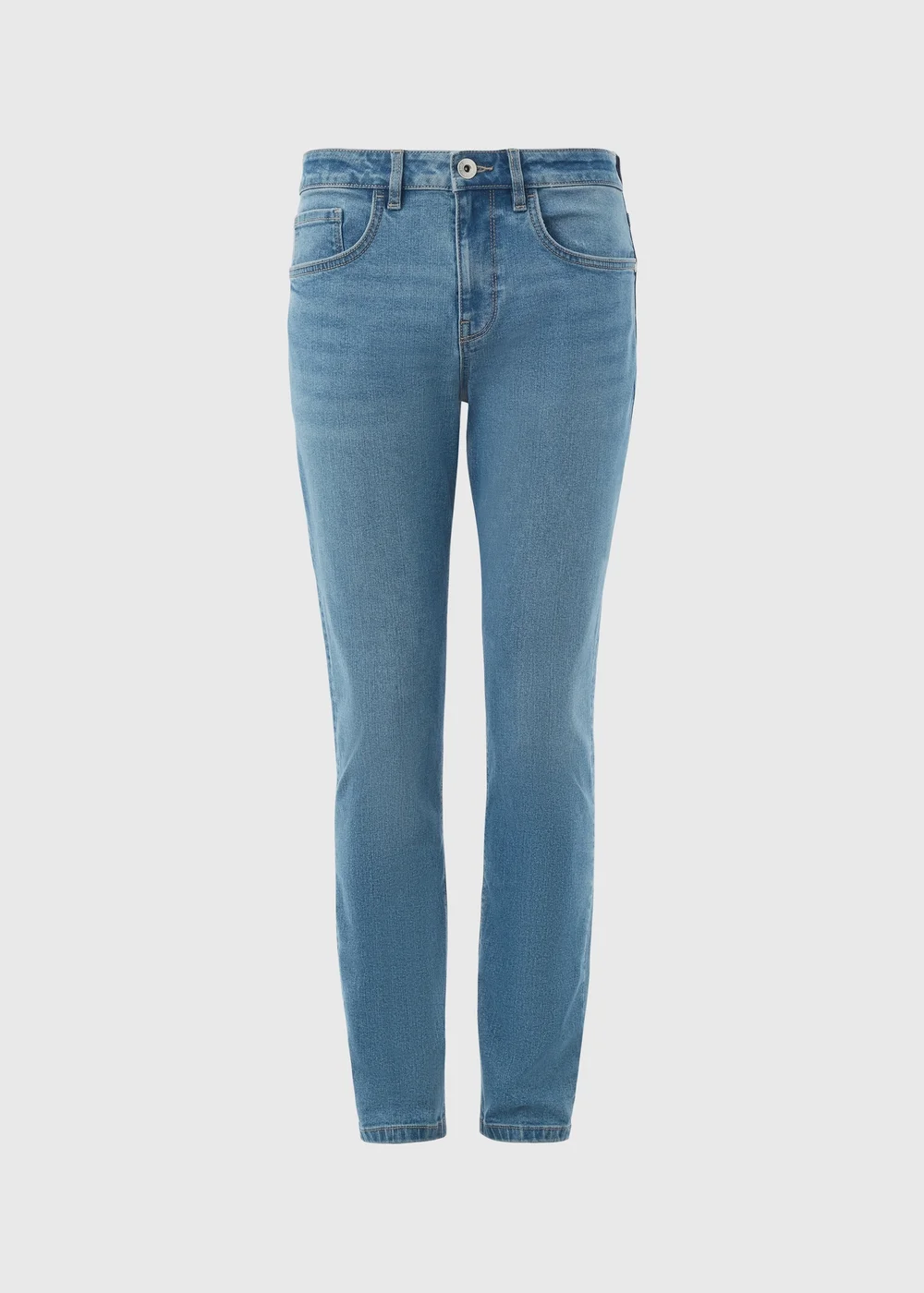 Mid Blue Tapered Jeans - 30 R Image 5