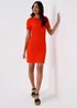 Red Hyper Texture Mini Dress - 8 Image 1