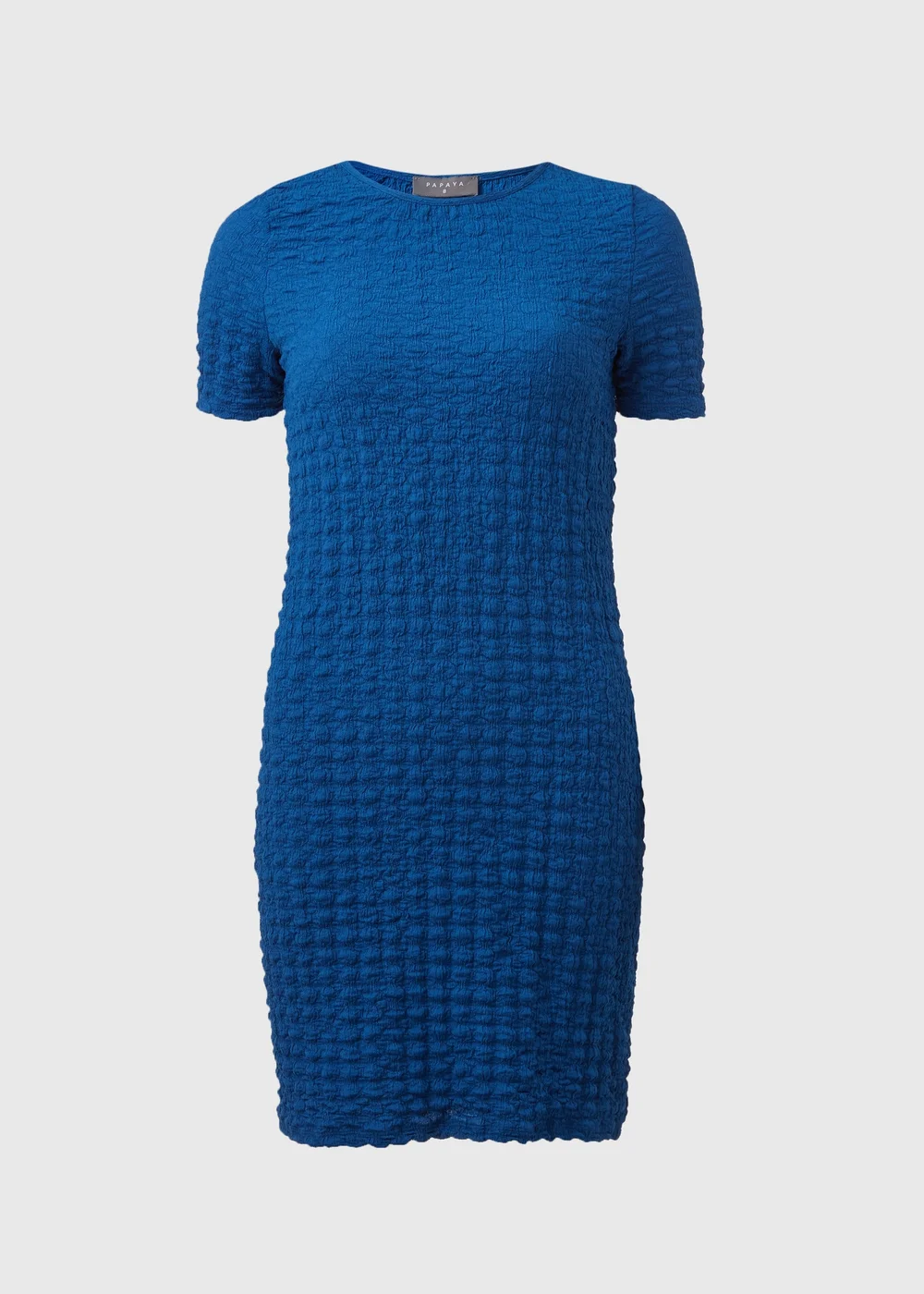 Blue Hyper Texture Mini Dress - 8 Image 5