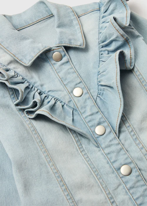 Girls Blue Denim Jacket (1-7yrs) - 2-3 Yrs Image 2