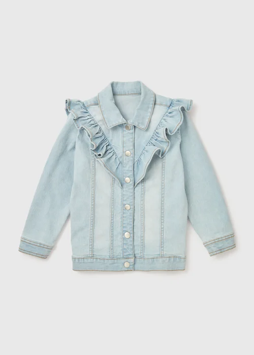 Girls Blue Denim Jacket (1-7yrs) - 2-3 Yrs Image 1