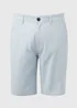 Blue Straight Fit Chino Shorts - 30 Image 5