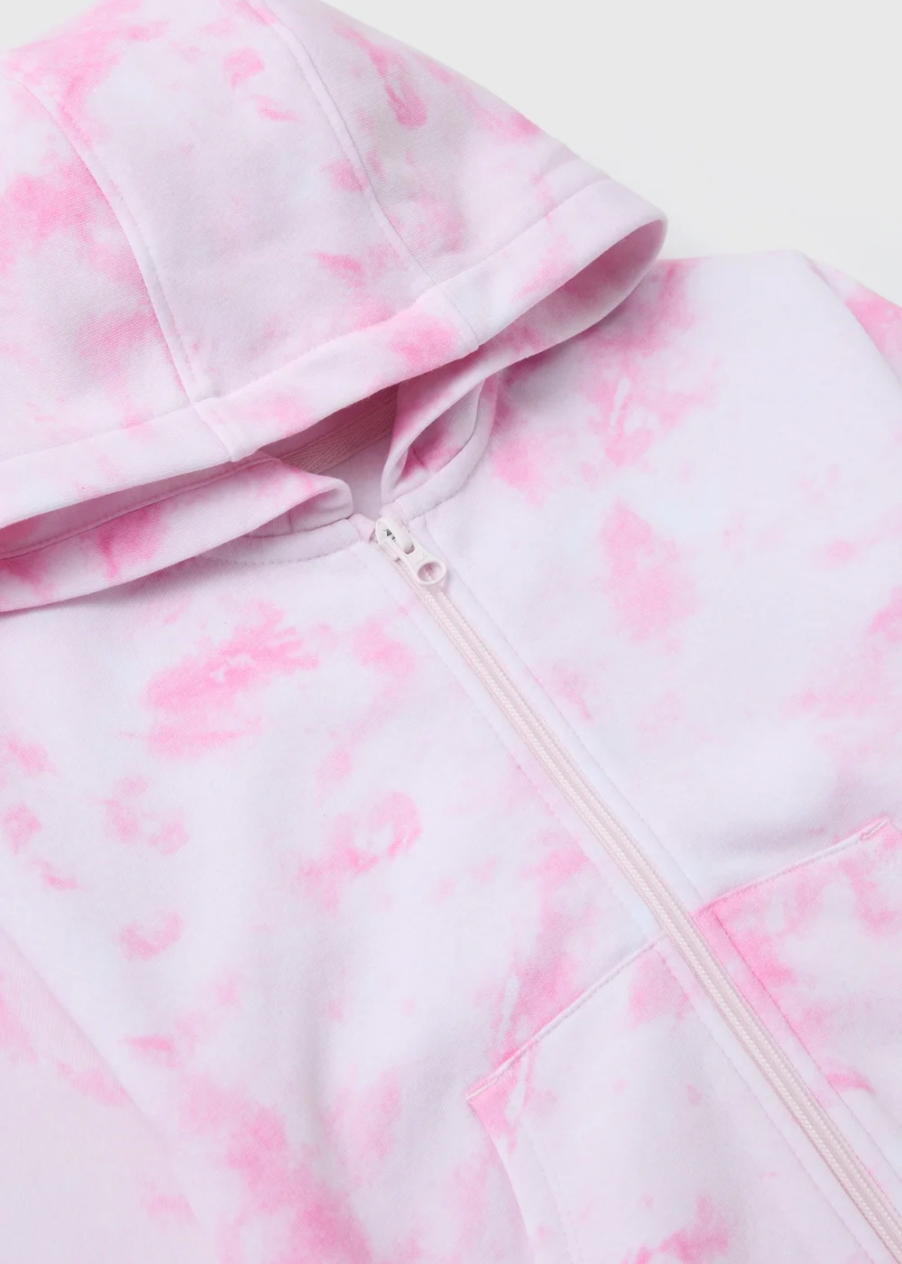 Girls Multicolour Tie Dye Zip Through Hoodie (1-7yrs) - 1-1.5 Yrs Image 2