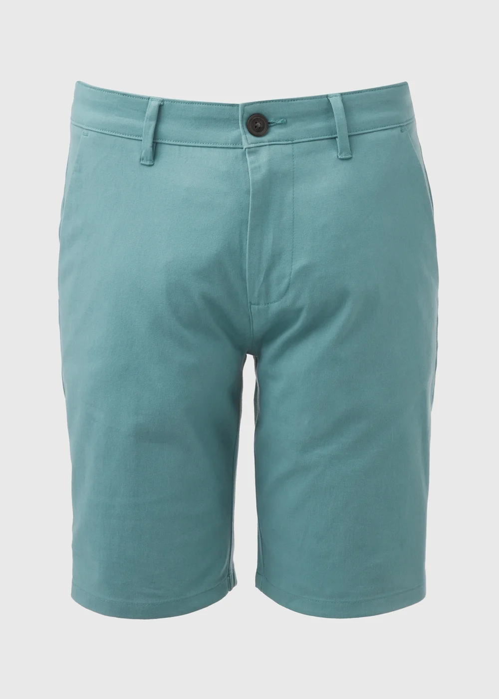 Teal Straight Fit Chino Shorts - 30 Image 5