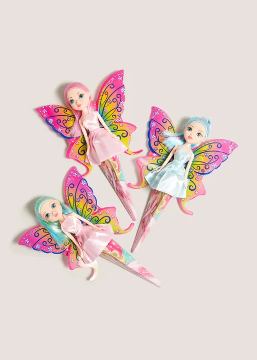 Girls Fairy Princess In Cone Image 1