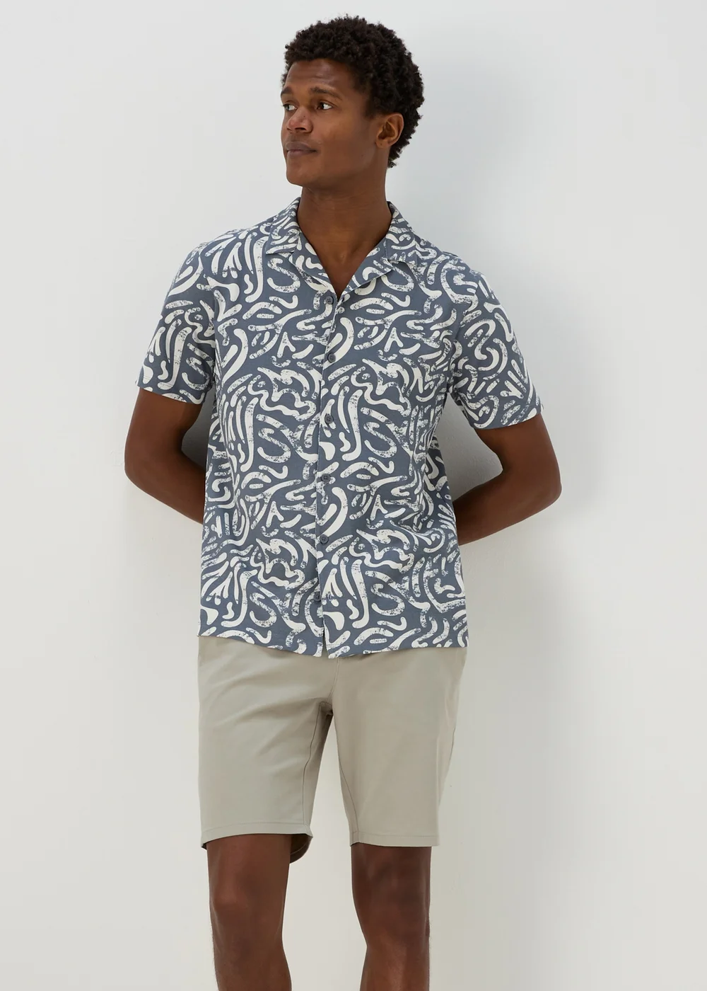 Sage Slim Fit Chino Shorts - 30 Image 1