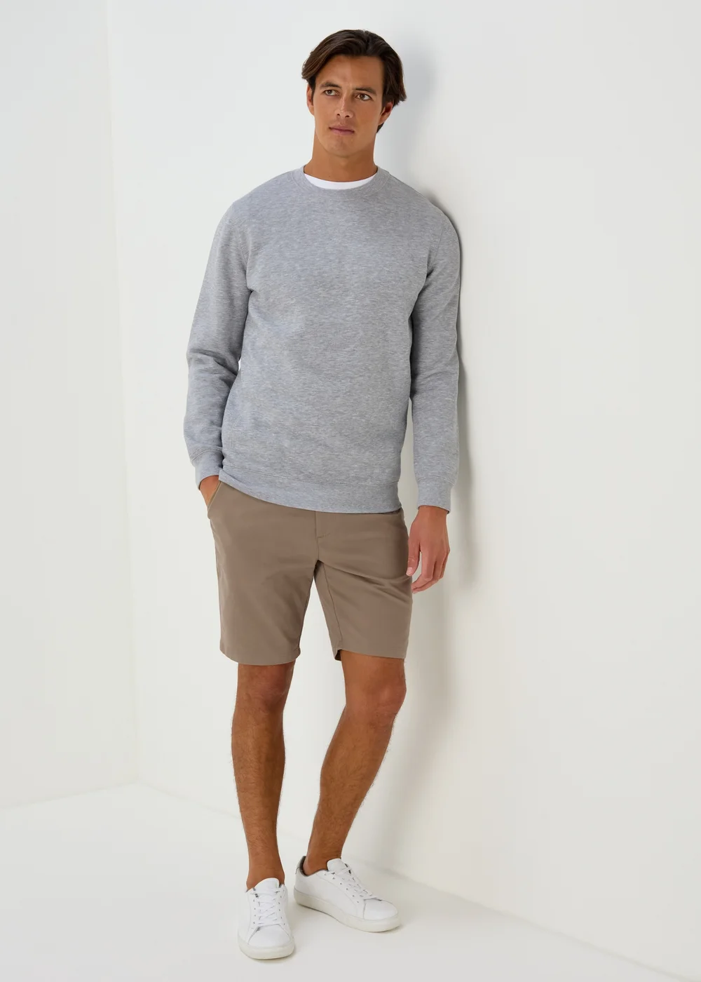 Stone Slim Fit Chino Shorts - 30 Image 1