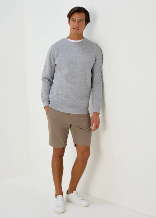 Stone Slim Fit Chino Shorts - 30 Image 1