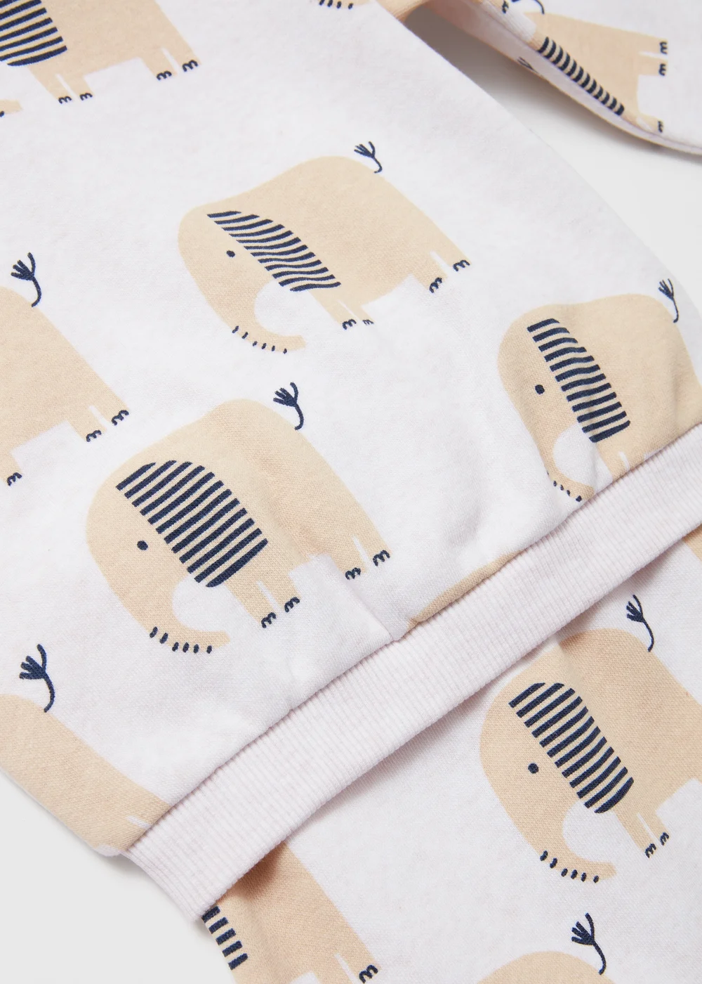 Baby Oatmeal Elephant Sweatshirt Set (0-23mths) - 0-3 months Image 2