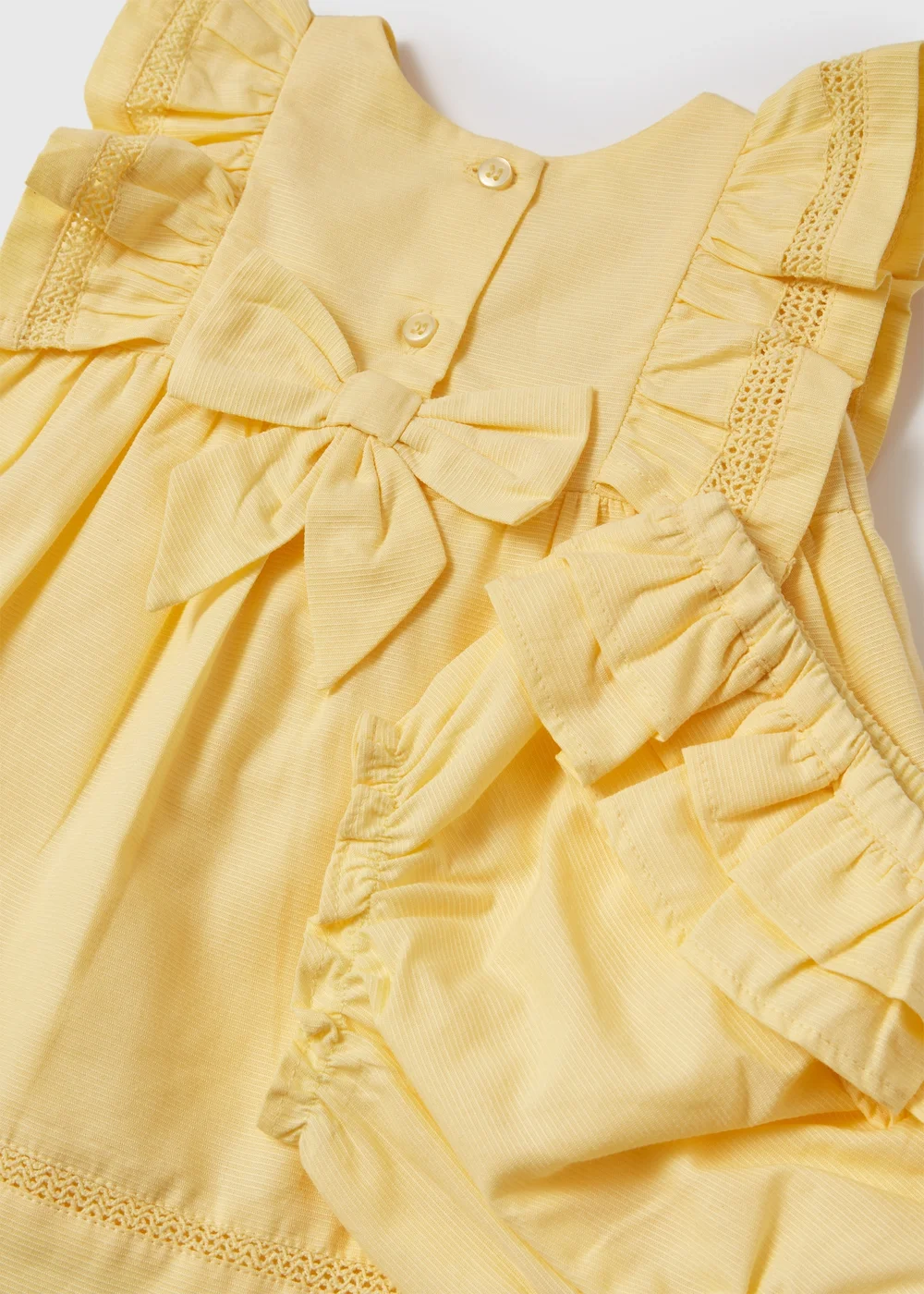 Baby Lemon Dress & Knickers Set (Newborn-23mths) - 0-3 months Image 2