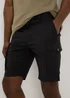 Black Cargo Shorts - 30 Image 3