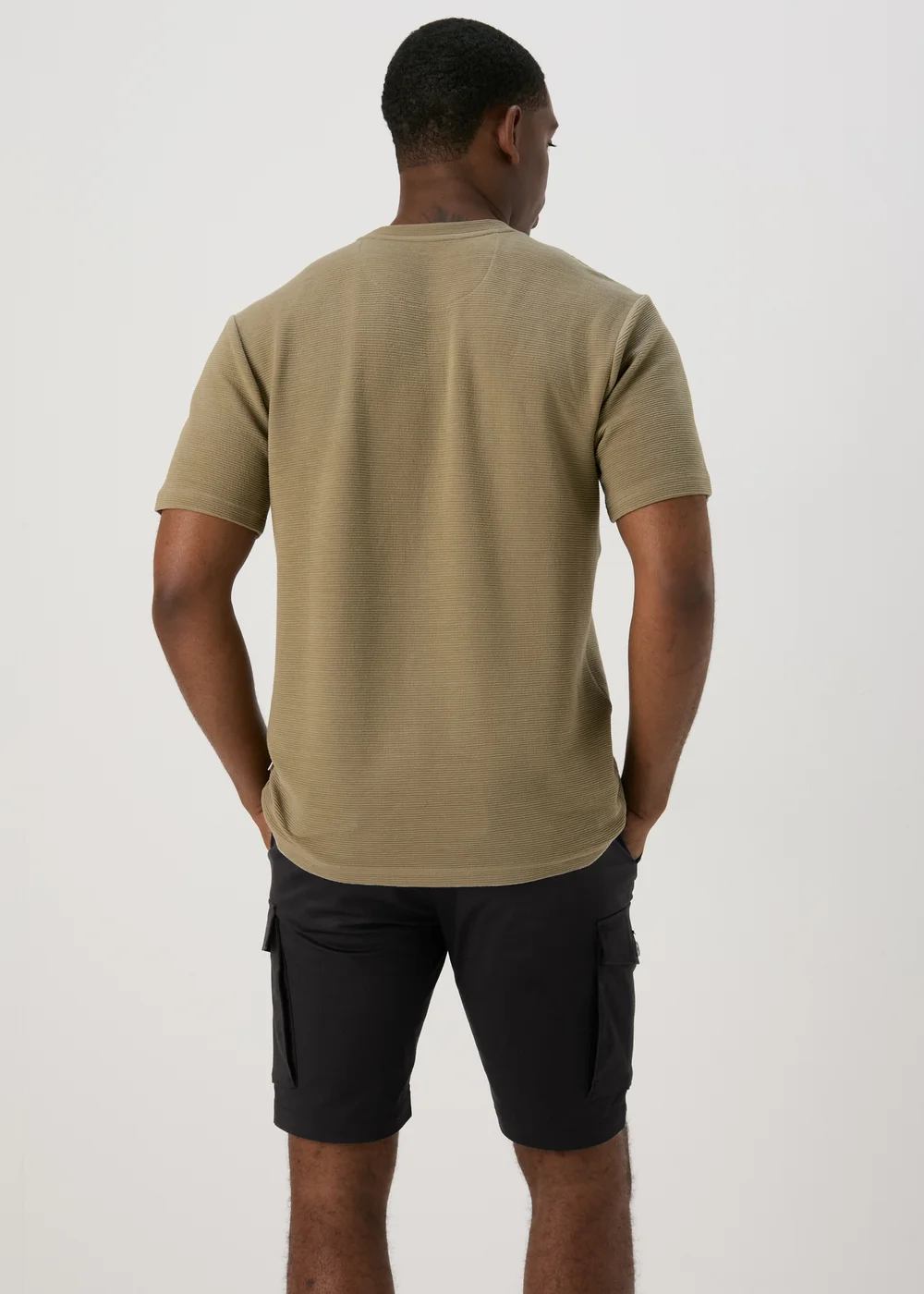 Black Cargo Shorts - 30 Image 2