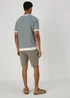 Mushroom Slim Fit Chino Shorts - 30 Image 2