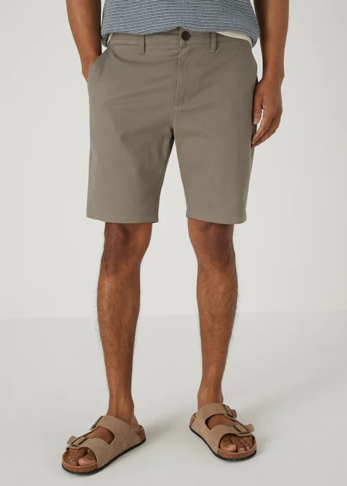 Mushroom Slim Fit Chino Shorts - 30 Image 3