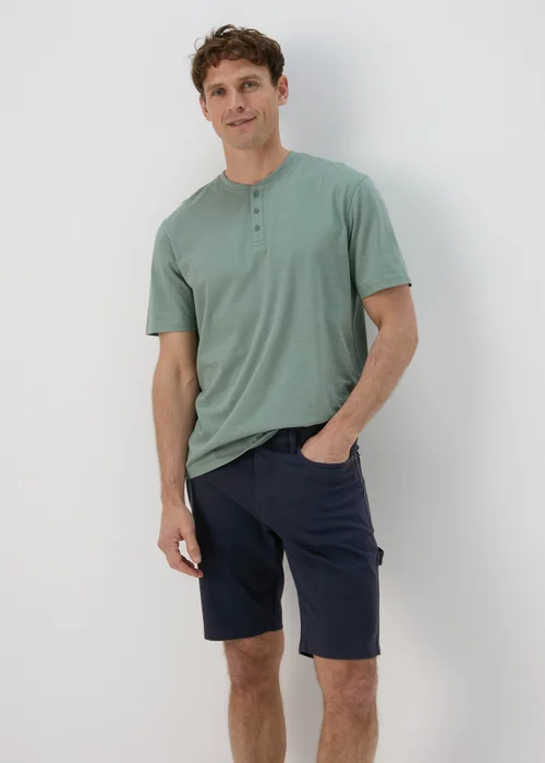 Navy Carpenter Shorts - 30 Image 4