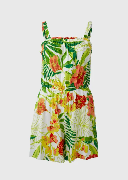 Multicoloured Floral Playsuit - 8 Image 5