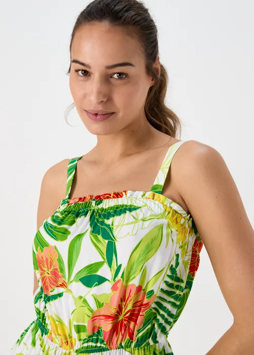 Multicoloured Floral Playsuit - 8 Image 3