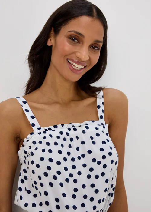 Monochrome Printed Playsuit - 8 Image 3