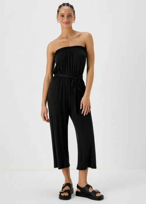 Black Bandeau Jumpsuit - 8 Image 3