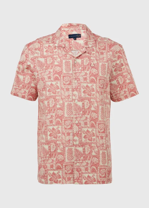 Lincoln Pink Slub Print Shirt - S Image 5
