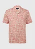 Lincoln Pink Slub Print Shirt - S Image 5