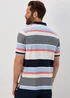 Lincoln Grey Stripe Polo Shirt - S Image 2