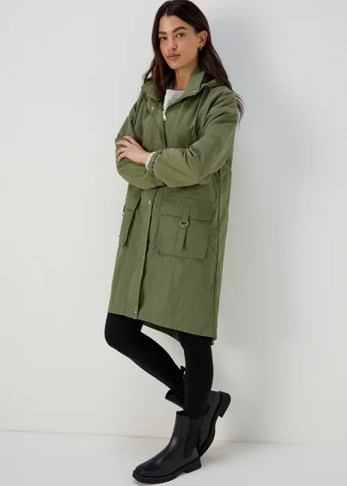 Khaki Utility Parka - 8 Image 1