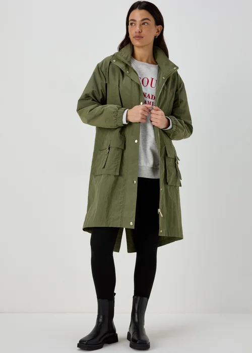 Khaki Utility Parka - 8 Image 4