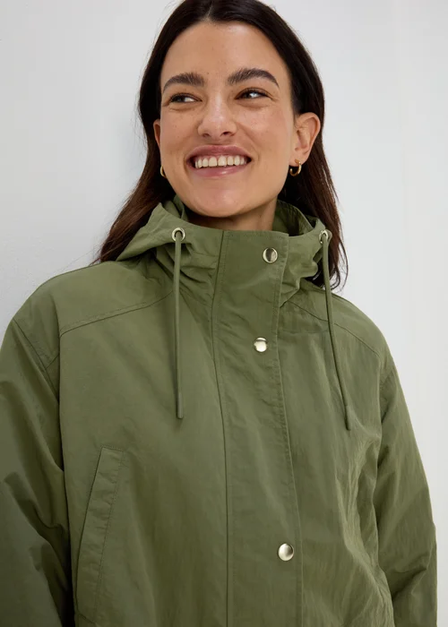 Khaki Utility Parka - 8 Image 3