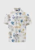 Lincoln Ecru Island Print Shirt - S Image 5