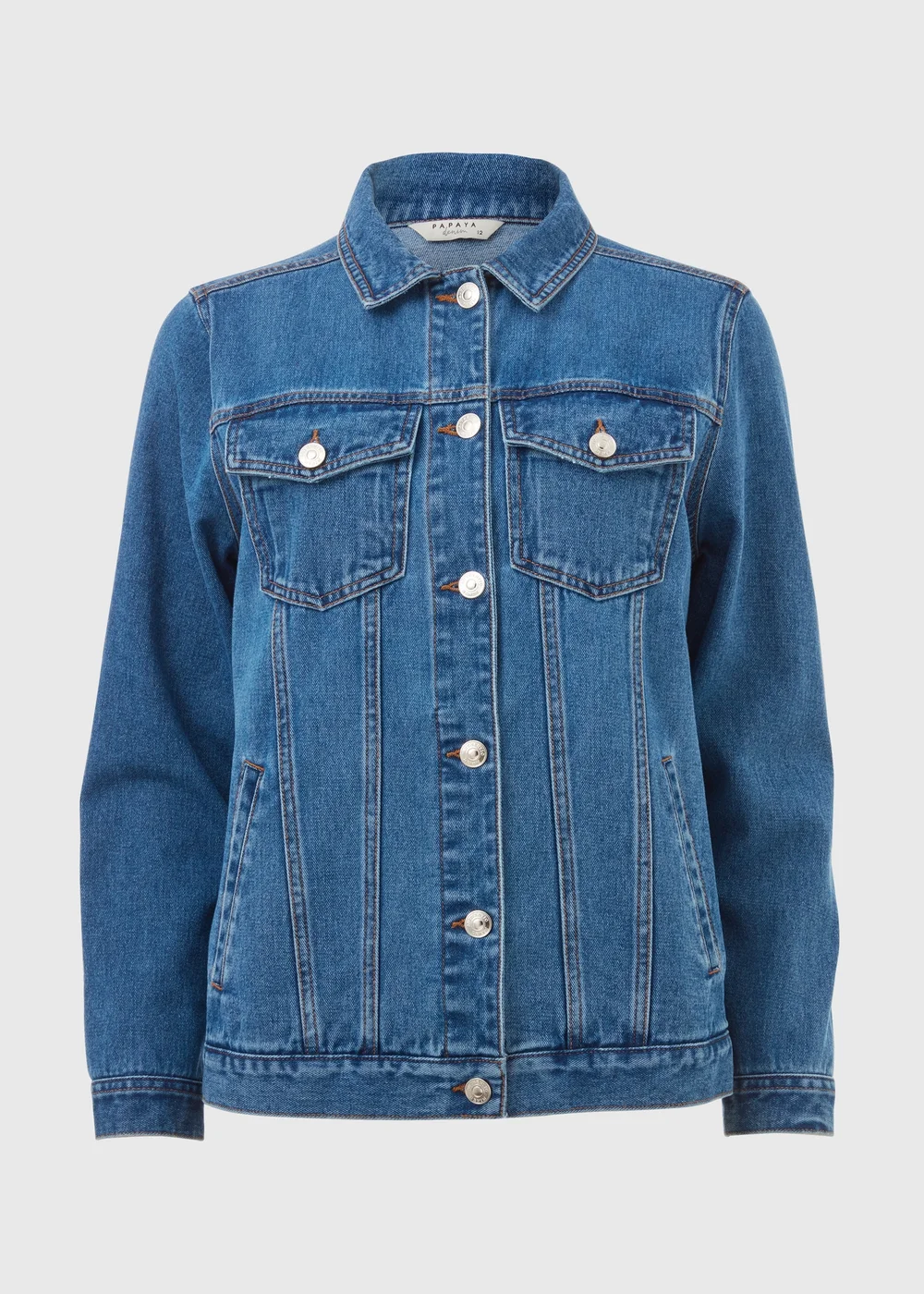 Midwash Oversized Denim Jacket - 8 Image 6