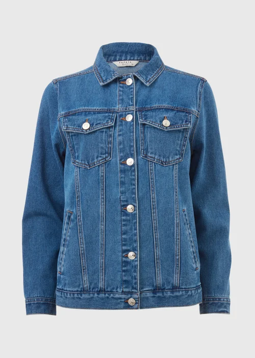 Midwash Oversized Denim Jacket - 8 Image 6