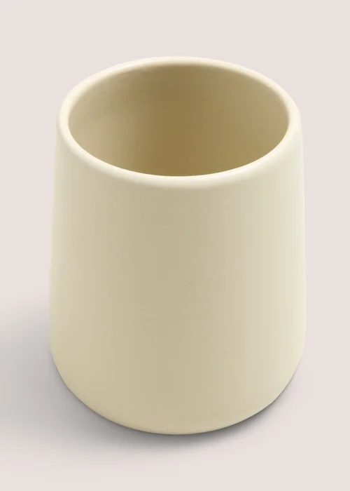 Beige Modern Ceramic Tumbler Image 1