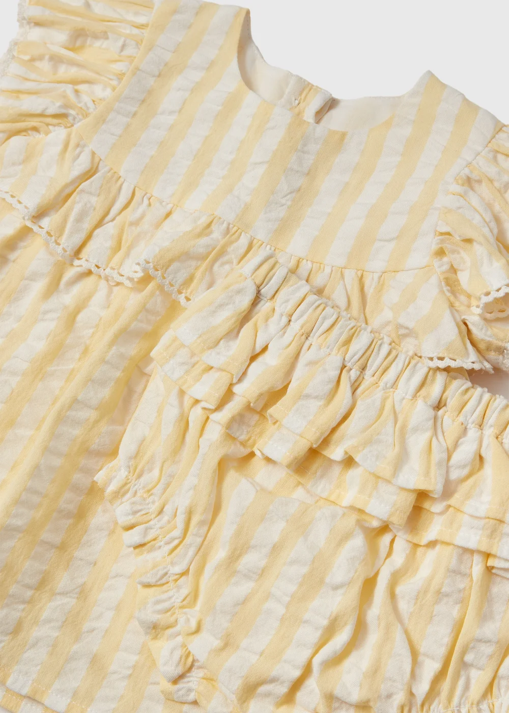 Baby Lemon Stripe Top & Knickers Set (Newborn-23mths) - 0-3 months Image 2