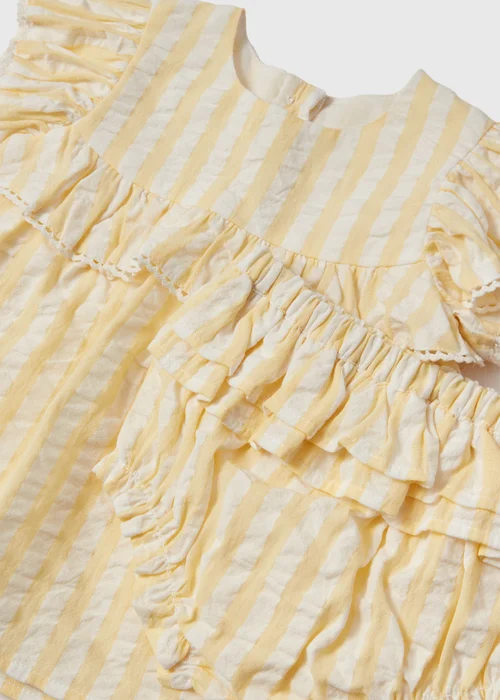 Baby Lemon Stripe Top & Knickers Set (Newborn-23mths) - 0-3 months Image 2