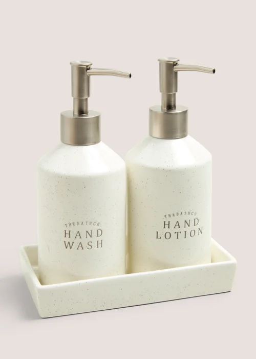 Laundry Co Natural Speckle Basin Set (19cm x 11cm x 3cm) Image 1