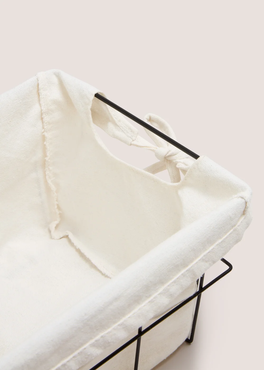 Black Wired Storage Basket Image 2