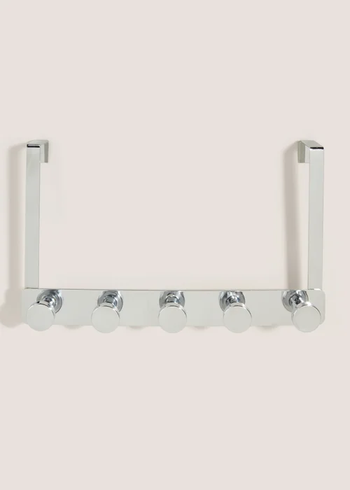 Chrome Over The Door Hooks Image 1