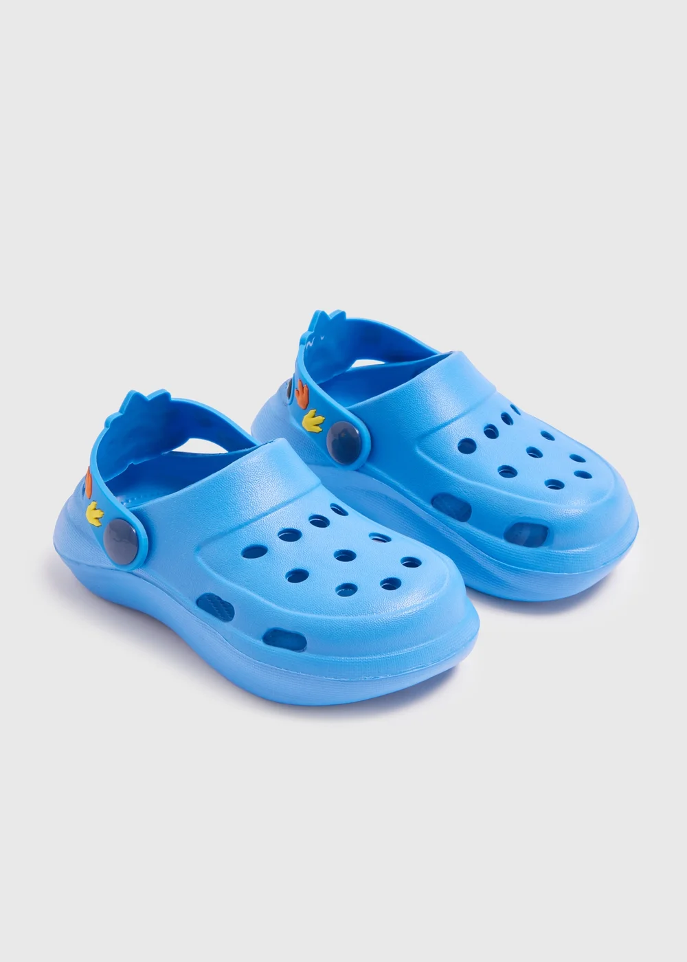 Boys Blue Dino Clogs (Younger 4-11) - Size 4 Infants Image 1