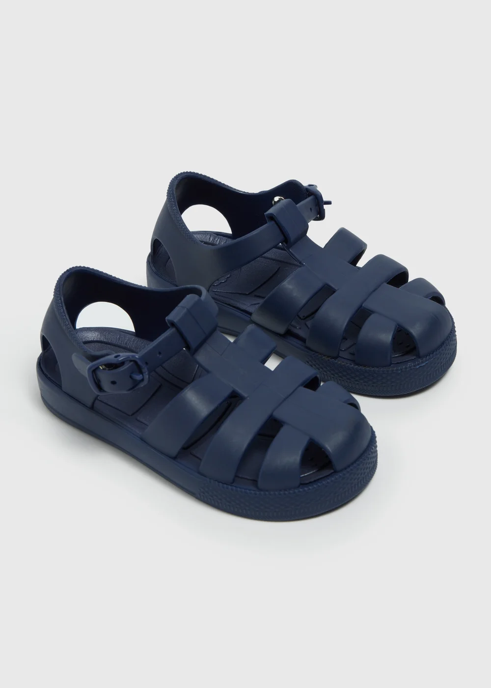 Boys Navy Jelly Sandals (Younger 4-12) - Size 4 Infants Image 1