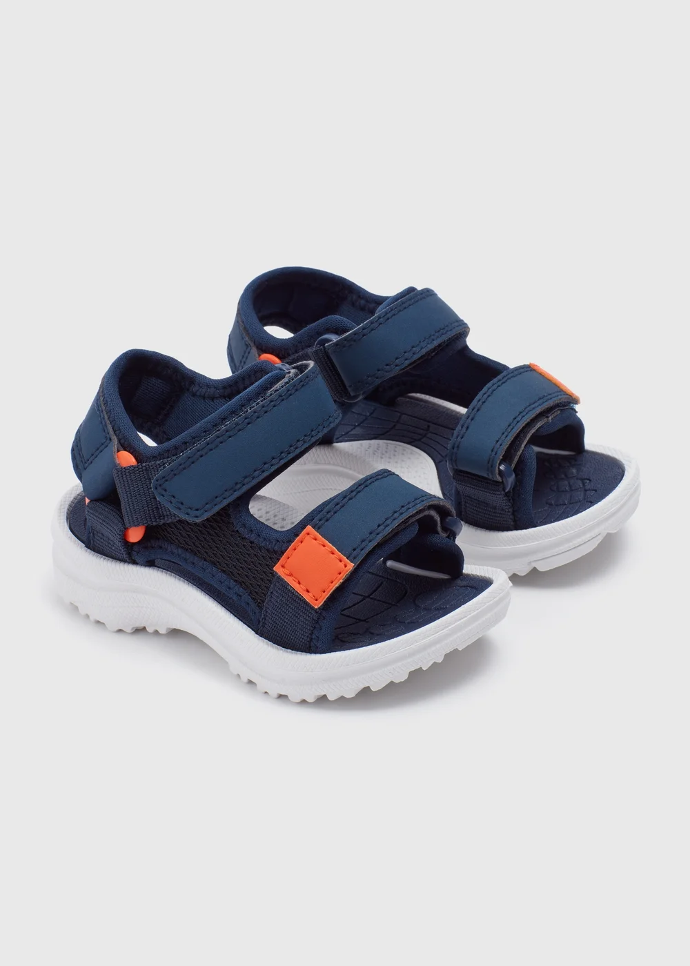 Boys Navy Trekking Sandals (Younger 4-12) - 6 Infant Image 1