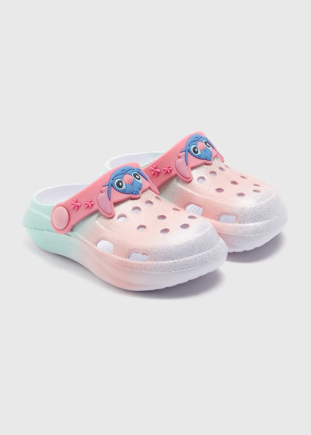 Disney Girls Stitch Multicoloured Clogs (Younger 4-12) - Size 4 Infants Image 1