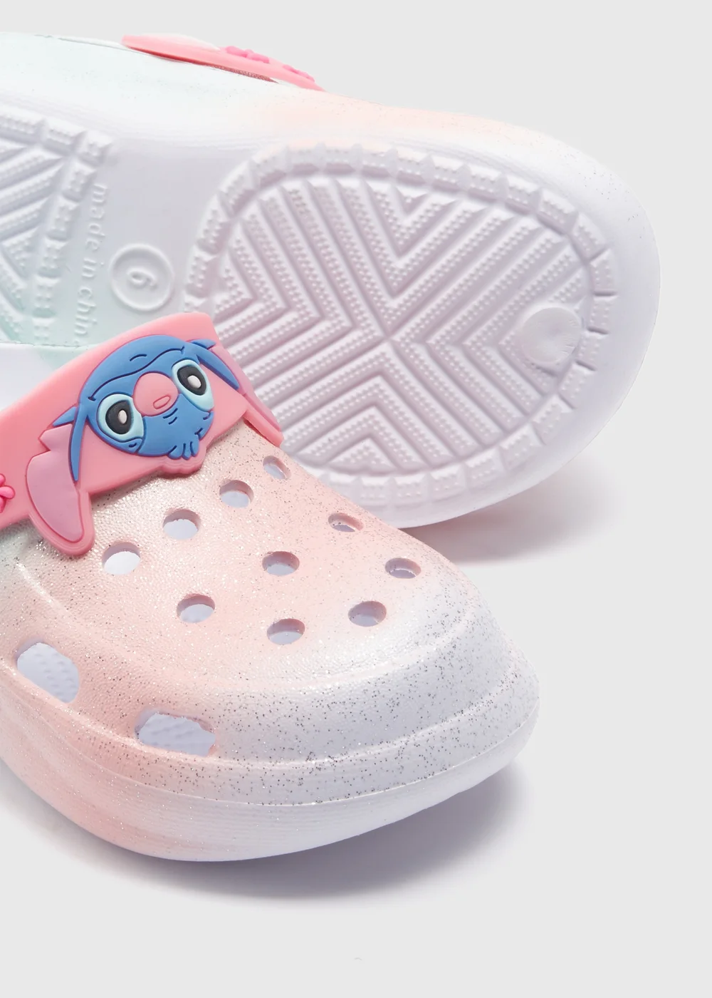 Disney Girls Stitch Multicoloured Clogs (Younger 4-12) - Size 4 Infants Image 2