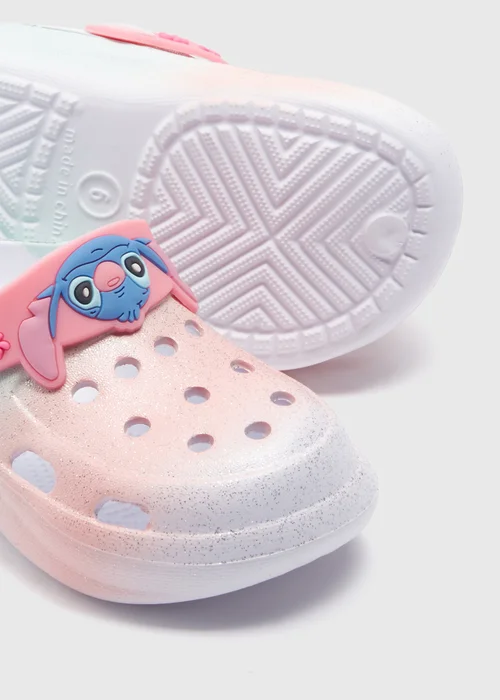 Disney Girls Stitch Multicoloured Clogs (Younger 4-12) - Size 4 Infants Image 2
