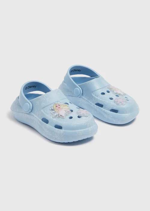 Disney Blue Frozen Clogs (Younger 4-12) - Size 4 Infants Image 1