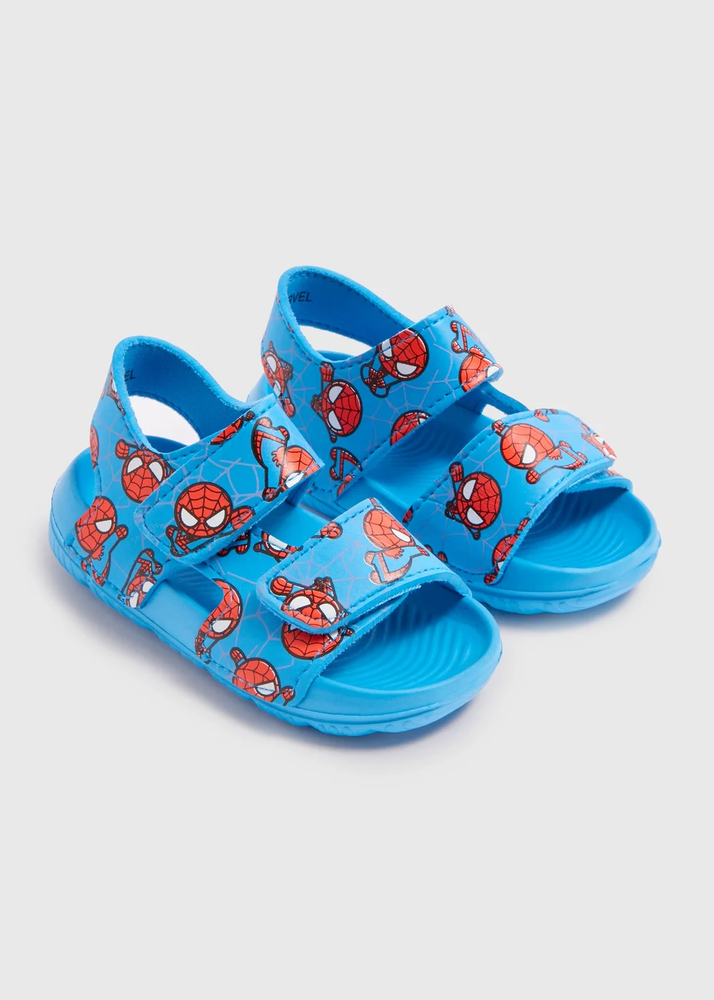 Marvel Boys Blue Spiderman Sandals (Younger 4-12) - Size 4 Infants Image 1