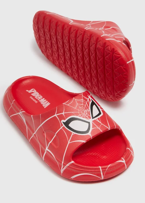 Marvel Red Spiderman Sliders (Younger 12-Older 2) - Size 1 Image 2